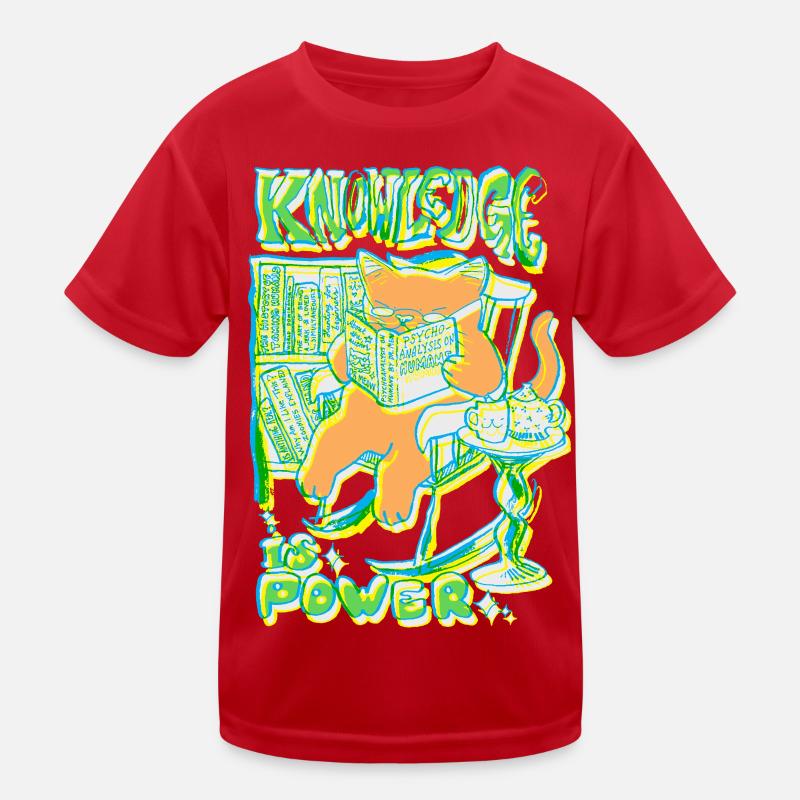 KNOWLEDGE IS POWER Kids Functional T-Shirt