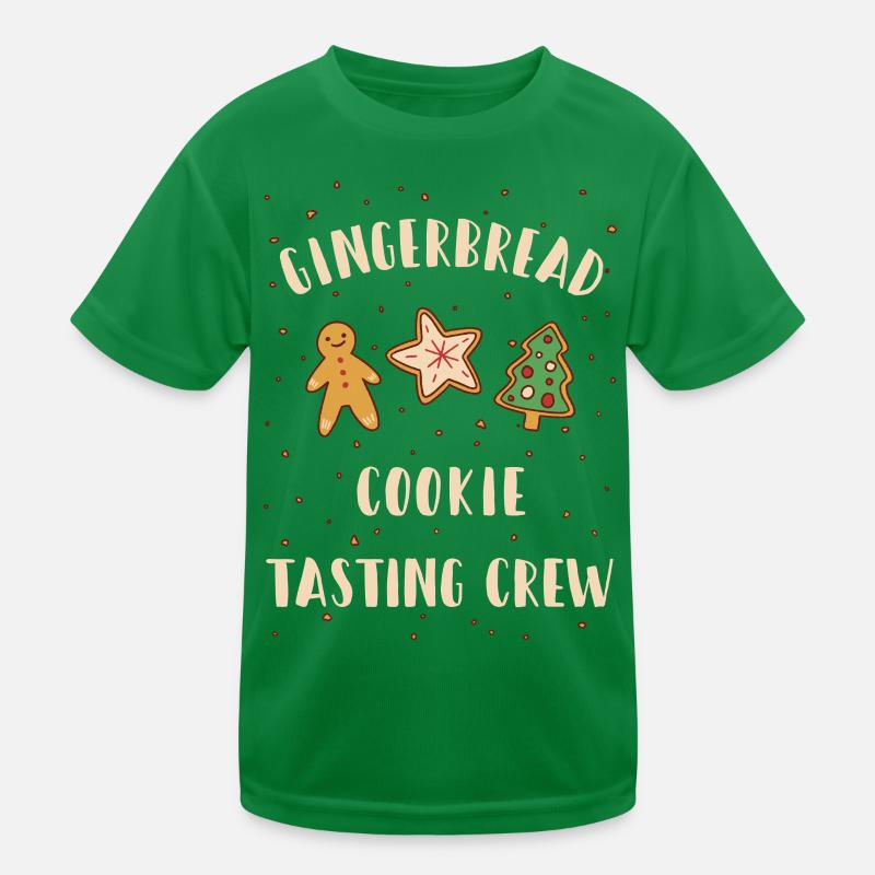 Gingerbread Cookie Tasting Crew Kinder Funktions-T-Shirt