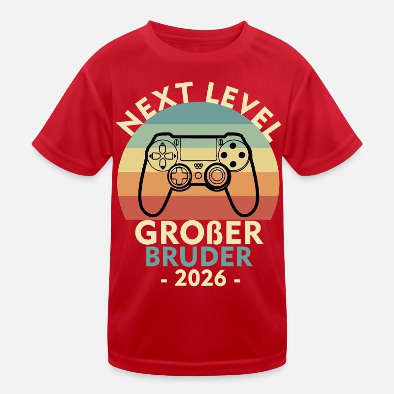 Next Level Big Brother Loading 2026 Siblings Kids Functional T-Shirt