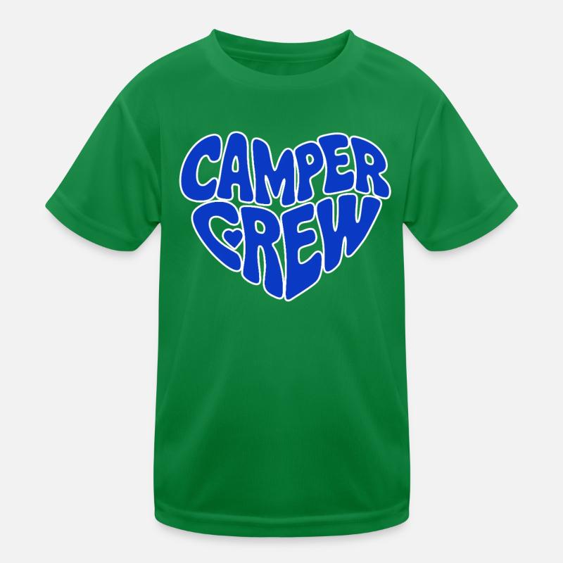 Équipe camping-campeur T-shirt sport Enfant