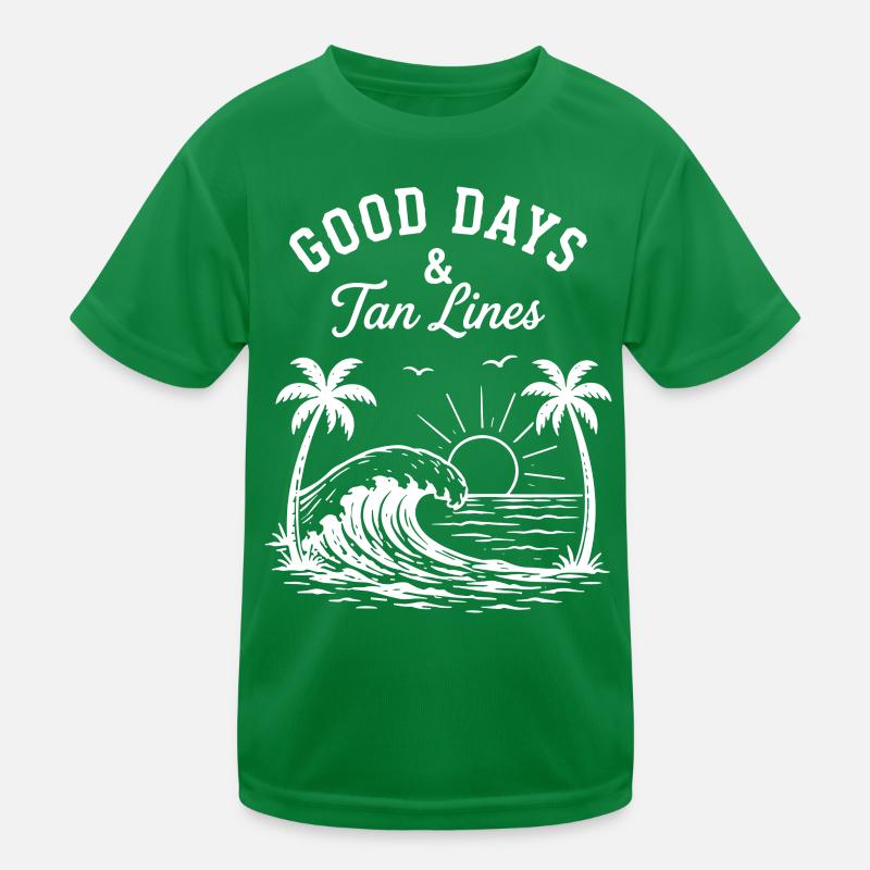 Good Days et Bronzage Plage des vacances d’été T-shirt sport Enfant