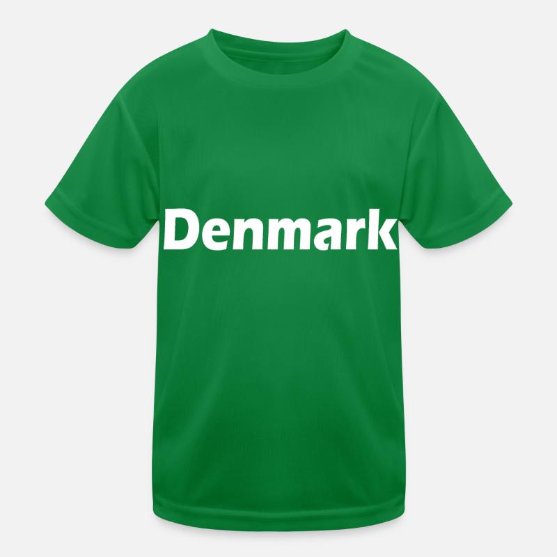 Denmark Kinder Funktions-T-Shirt