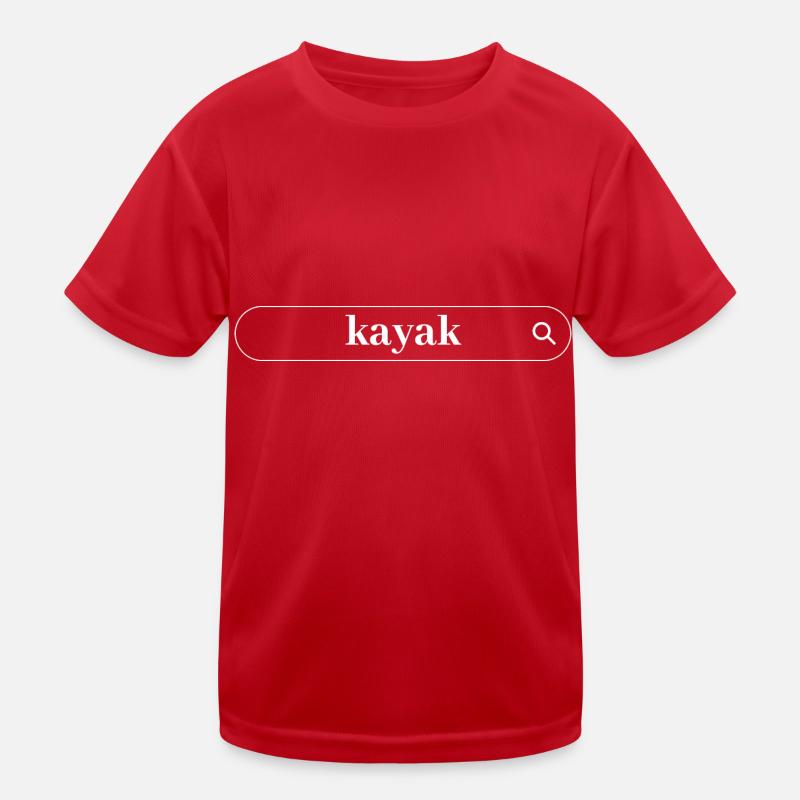 kayak search Kids Functional T-Shirt