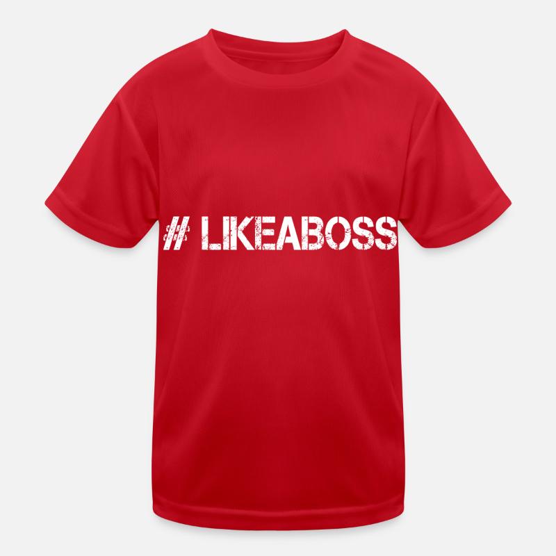 Like a boss T-shirt sport Enfant