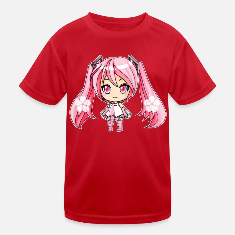 Sakura Miku Kinder Funktions-T-Shirt