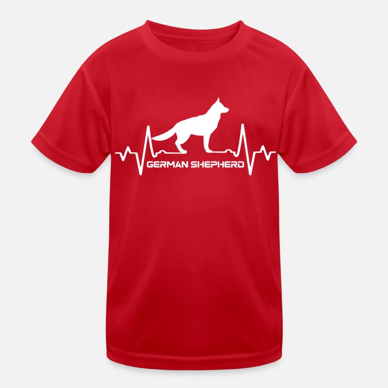 German Shepherd Kids Functional T-Shirt