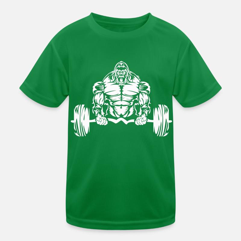 gorilla strong beast Kinder Funktions-T-Shirt