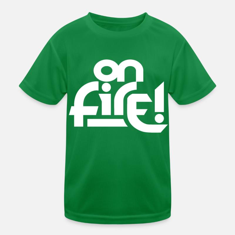 onfire blanc T-shirt sport Enfant