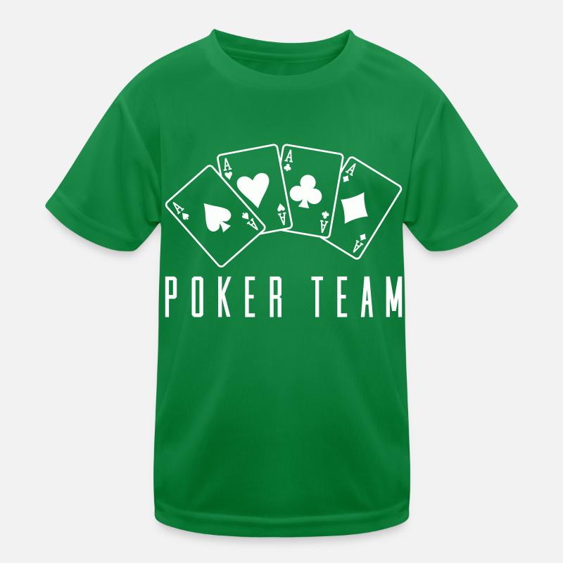 poker team 1 Kinder Funktions-T-Shirt