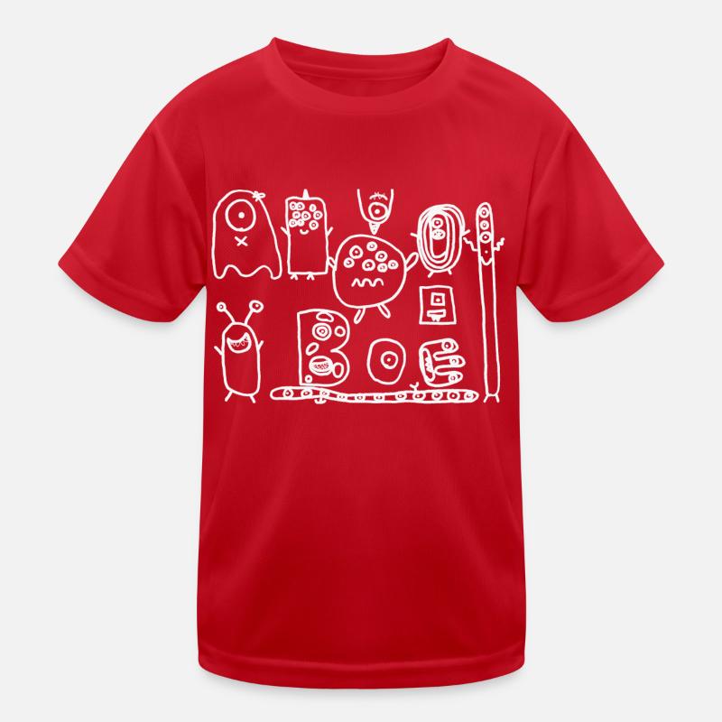 Samples and white Kids Functional T-Shirt