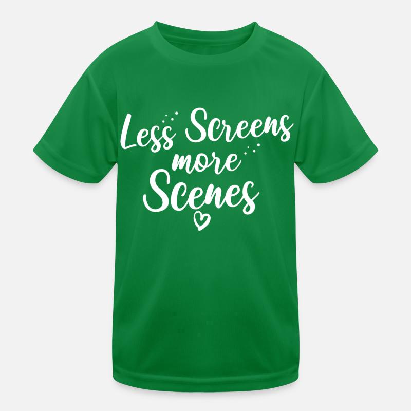 Plus de vie, moins de travail : vivez l’instant présent ! T-shirt sport Enfant