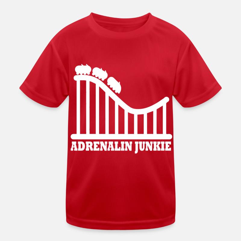 Rollercoaster Parc d’attractions T-shirt sport Enfant