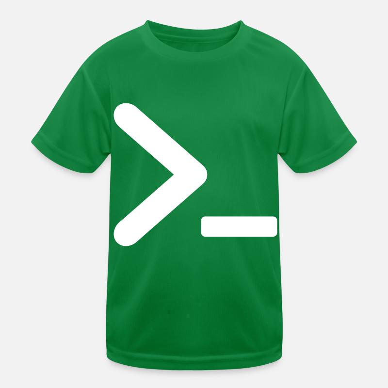 >_ OS Programm prompt Kinder Funktions-T-Shirt