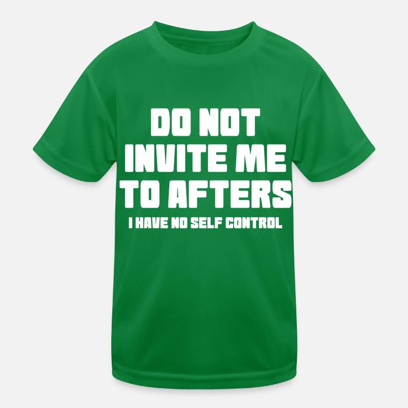 Rave Techno Party Lade Mich Nicht Zu Afters Lustig Ein Kinder Funktions-T-Shirt