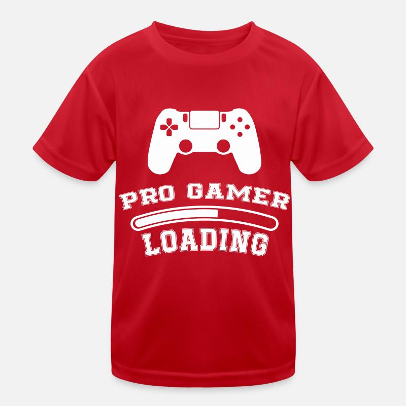 Pro Gamer Loading Kids Functional T-Shirt