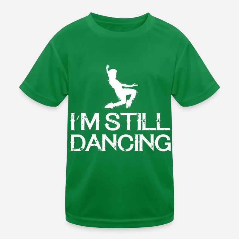 Dancing Dance Music Kids Functional T-Shirt