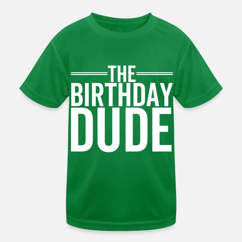 Der Geburtstags-Typ Kinder Funktions-T-Shirt