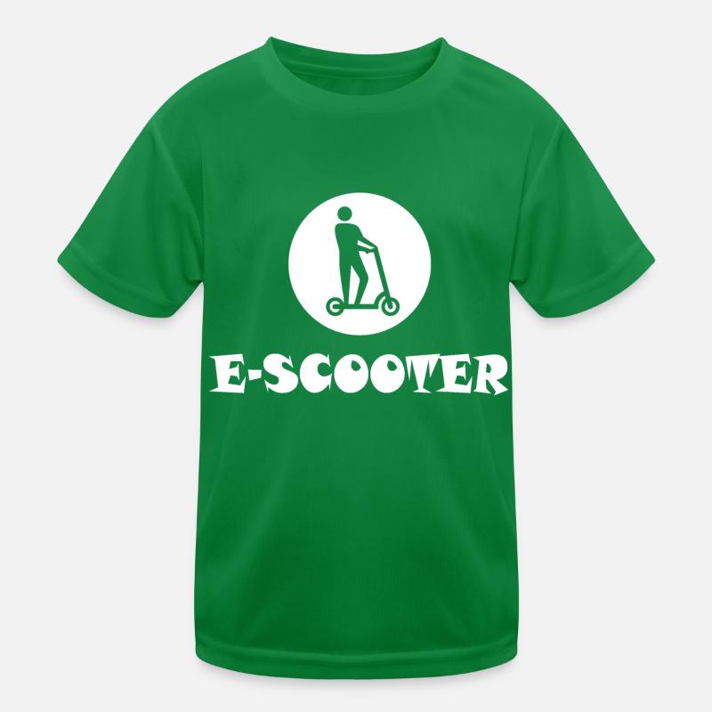 E-Scooter E-Roller Scooter T-shirt sport Enfant