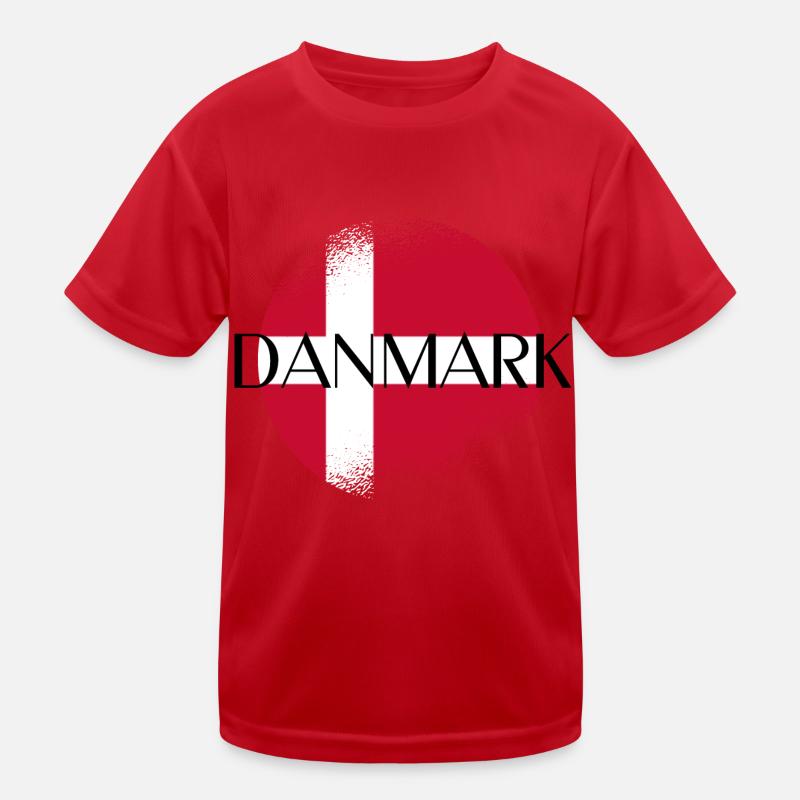 Danmark Kinder Funktions-T-Shirt