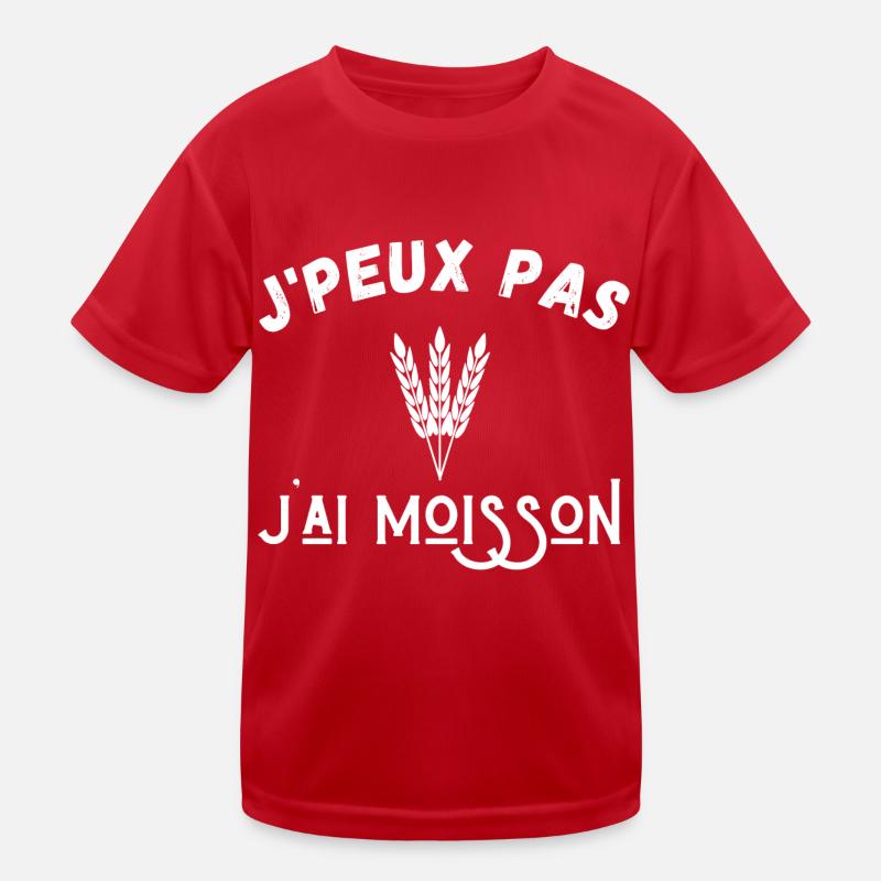 Je peux pas j'ai moisson T-shirt sport Enfant