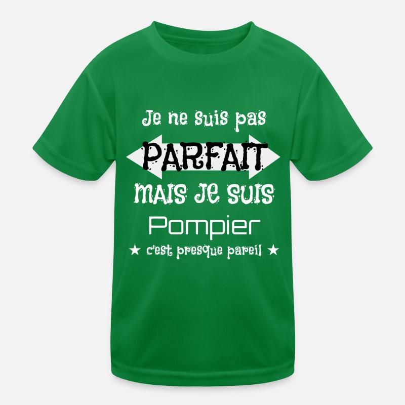 Pompier T-shirt sport Enfant