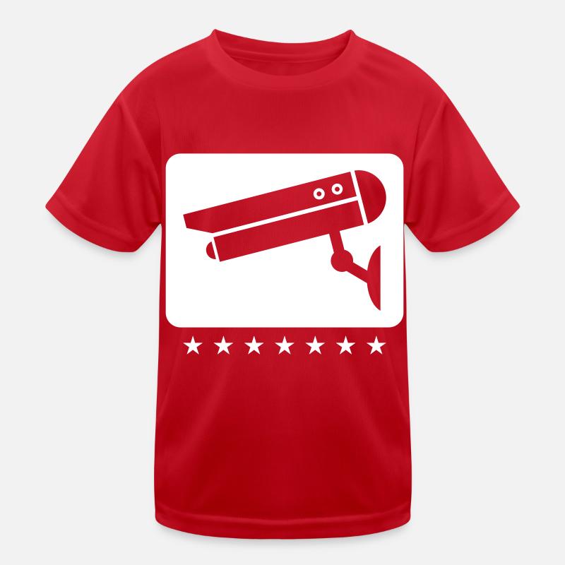 Camera Icon Kids Functional T-Shirt