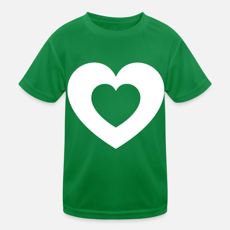 2 cœurs T-shirt sport Enfant