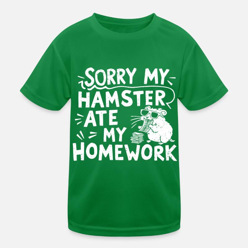 Drôle de dicton pour les fans de hamsters T-shirt sport Enfant
