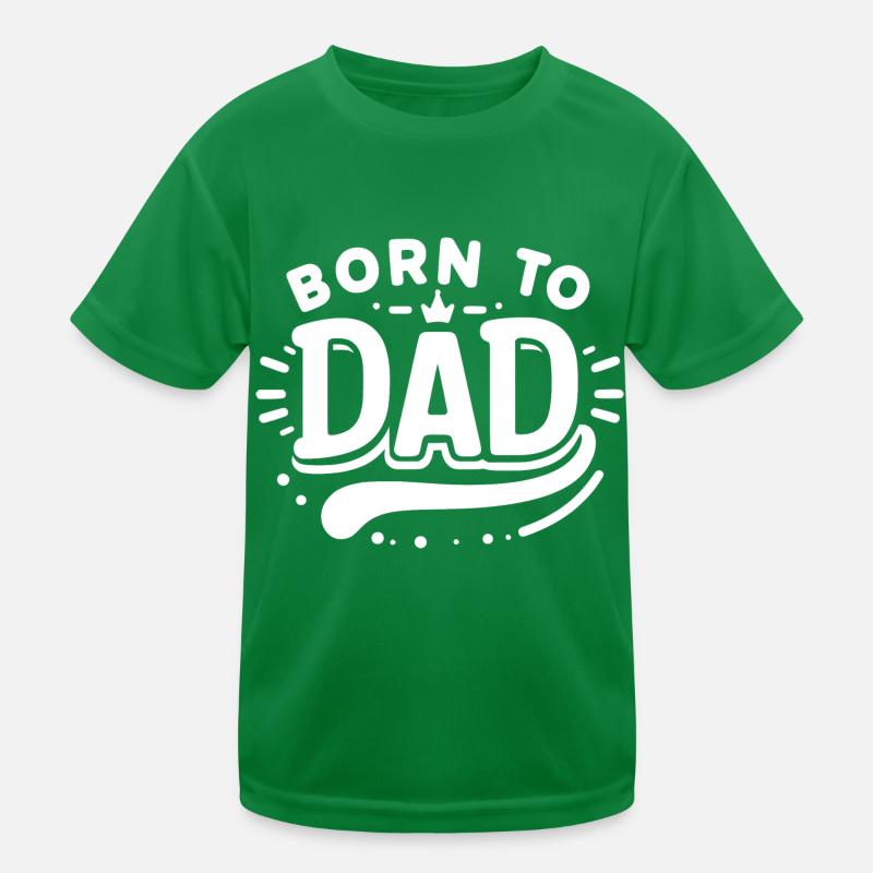 Geboren vom Vater Kinder Funktions-T-Shirt