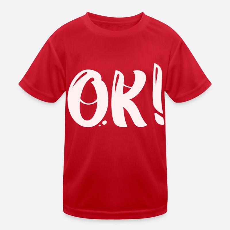 Ja - Ok Kinder Funktions-T-Shirt