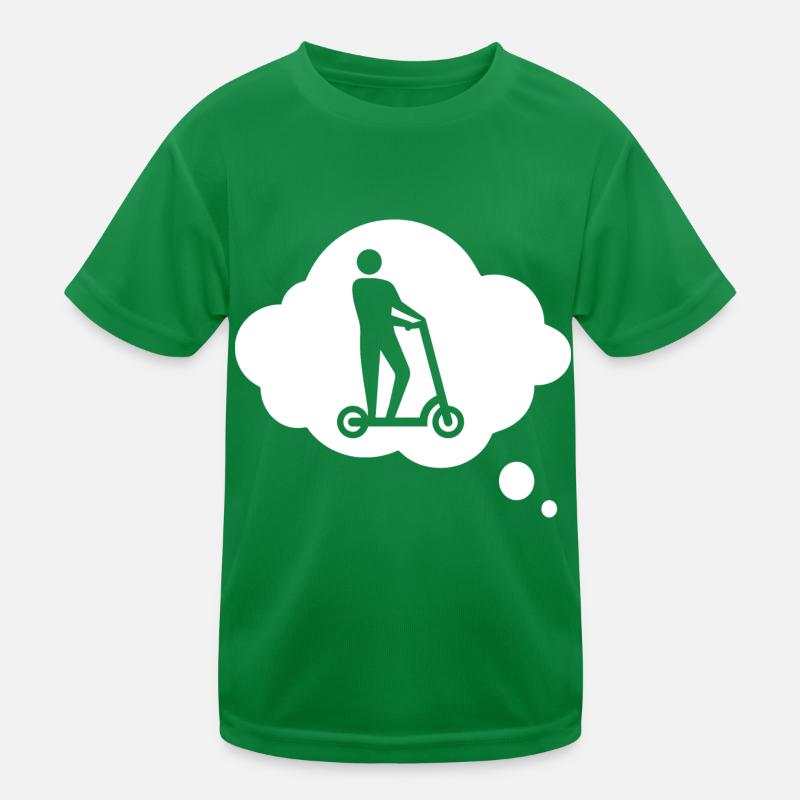 E-Scooter E-Roller Scooter T-shirt sport Enfant