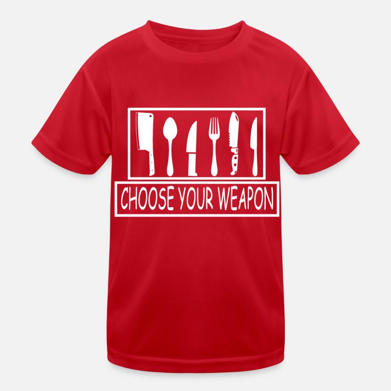 Cooking Cook Bake Food Kitchen Kids Functional T-Shirt