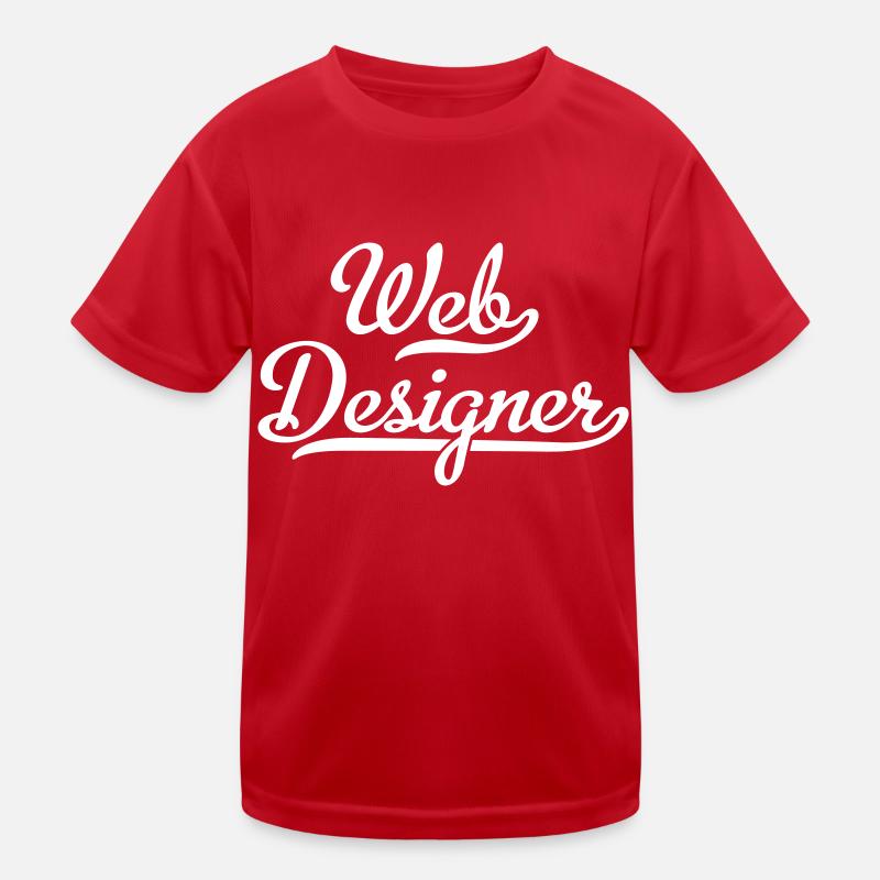 Web Designer Kinder Funktions-T-Shirt