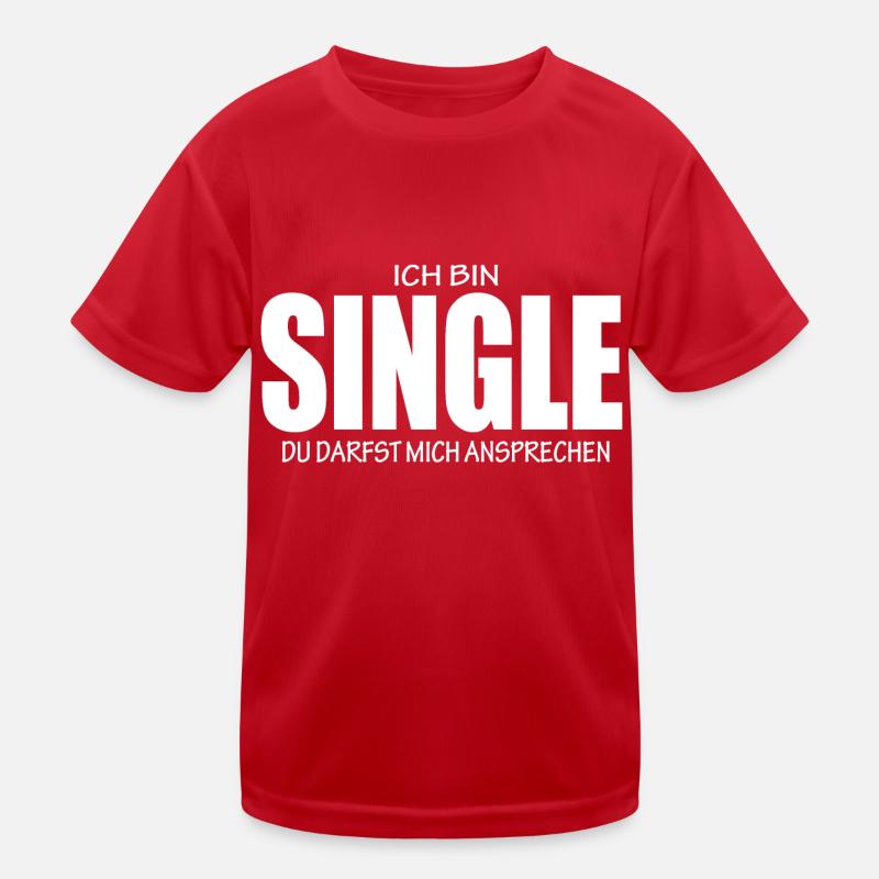 Single Kinder Funktions-T-Shirt
