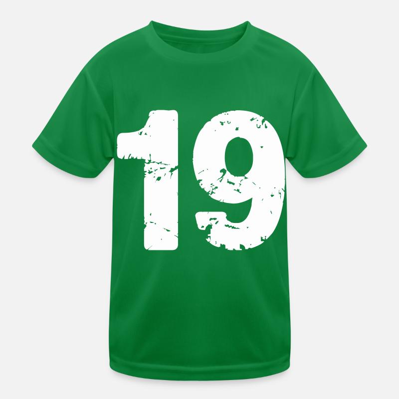 19 Kinder Funktions-T-Shirt