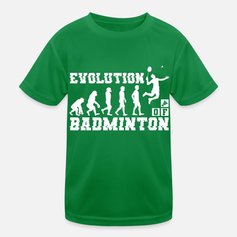 Badminton Evolution Silhouette Kinder Funktions-T-Shirt