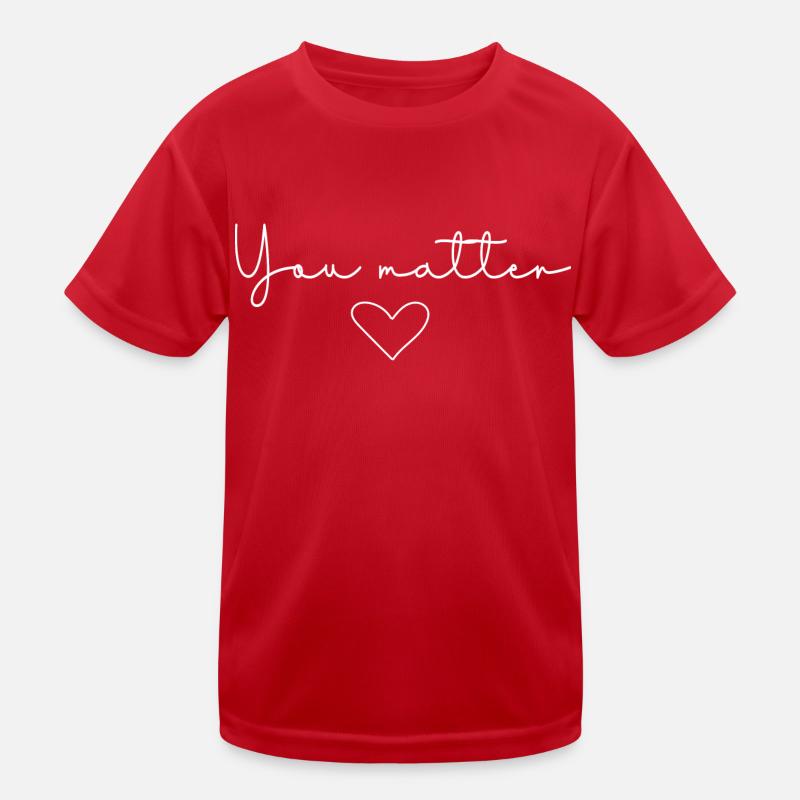 Vous comptez la citation | Conception de texte minimaliste T-shirt sport Enfant