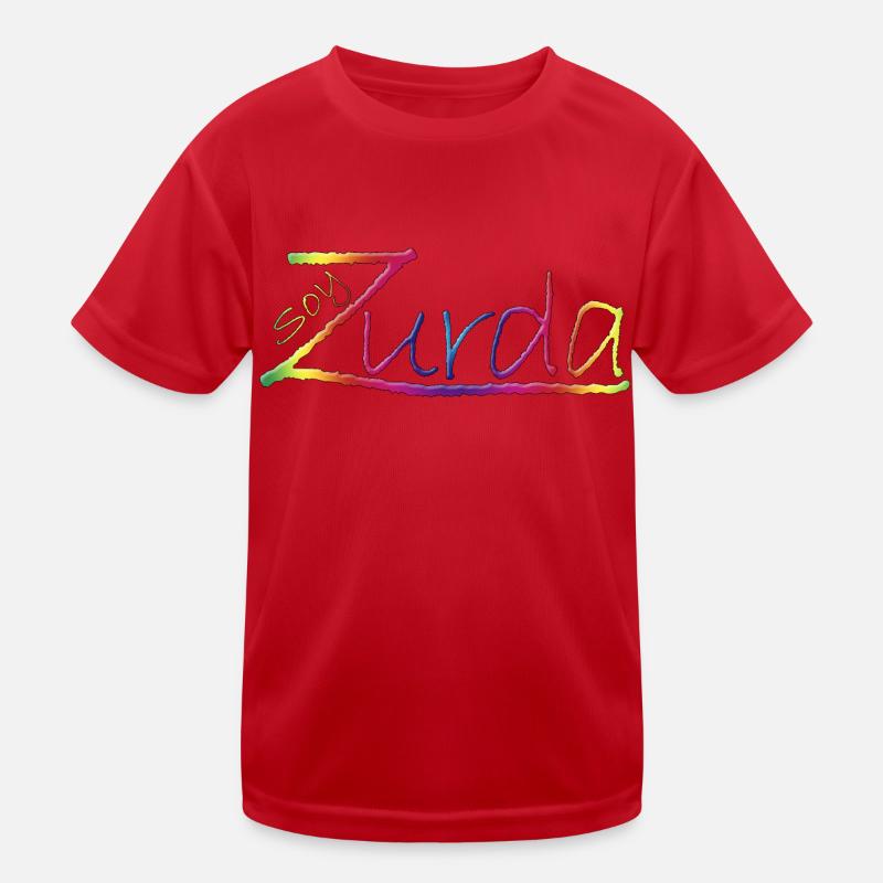 Ich bin Linkshänder Kinder Funktions-T-Shirt
