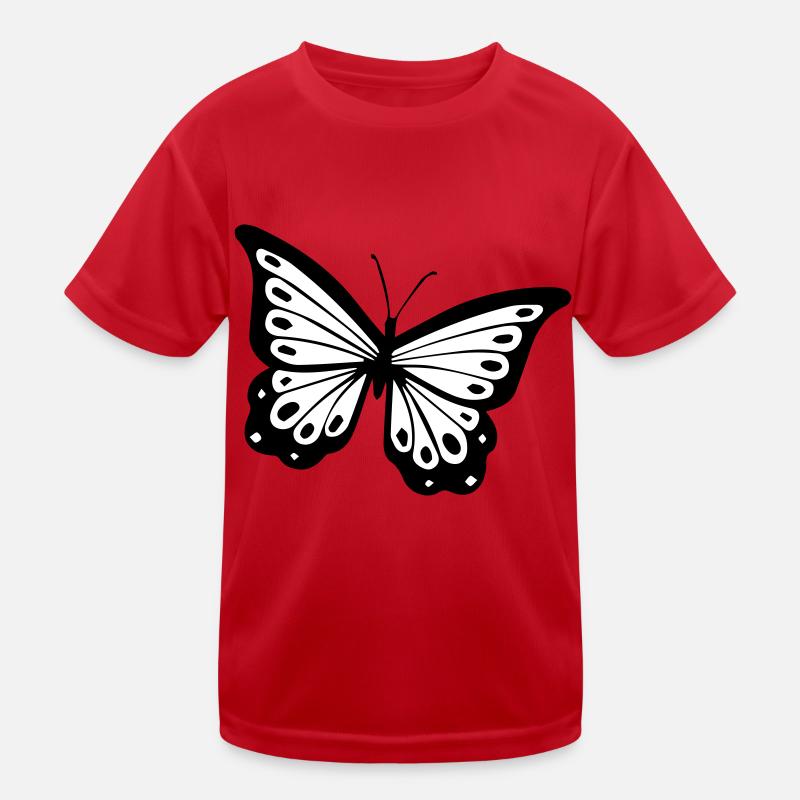 schmetterling Kinder Funktions-T-Shirt