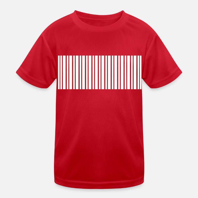 Barcode Kinder Funktions-T-Shirt