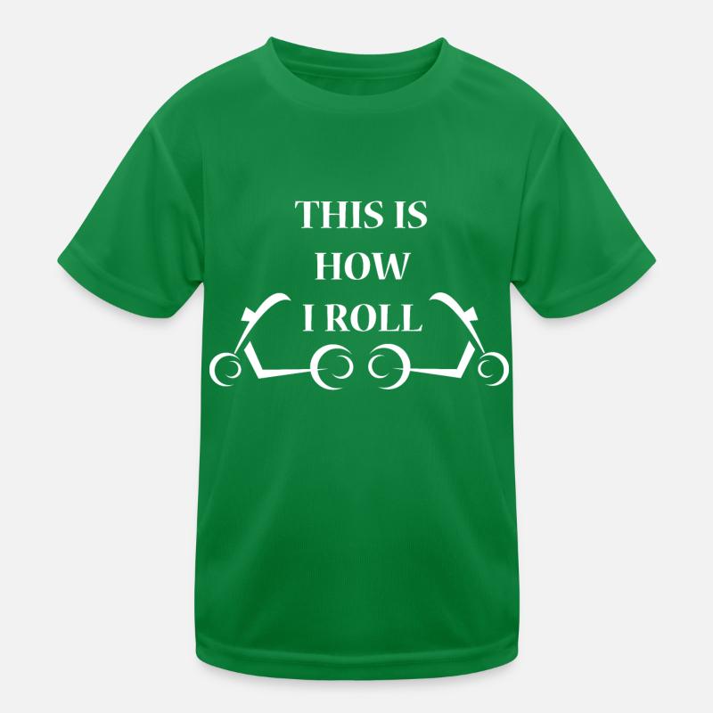 E-Scooter E-Roller Scooter T-shirt sport Enfant