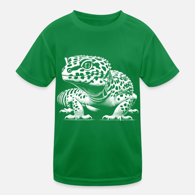 Leopard gecko Kids Functional T-Shirt