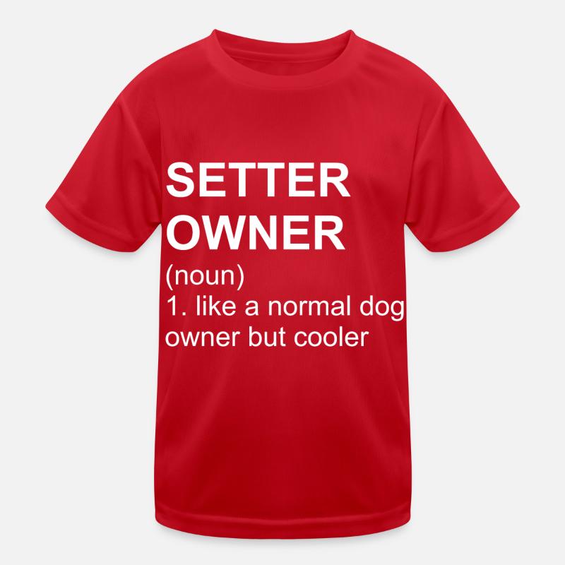 Setter Owner Kinder Funktions-T-Shirt