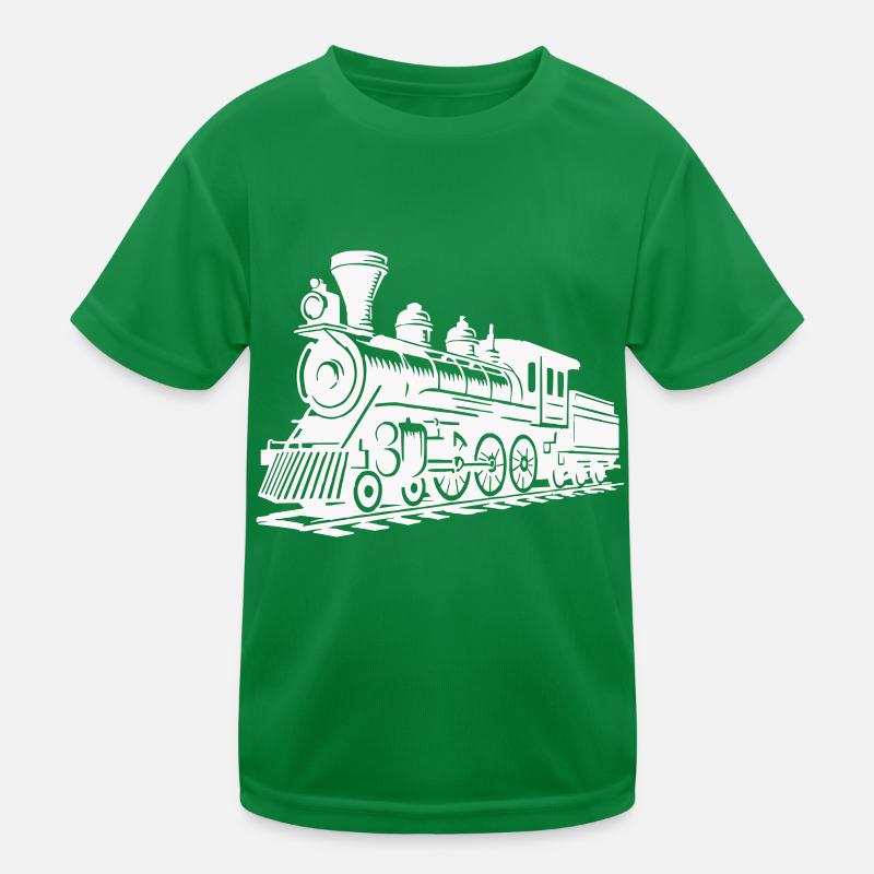 Locomotive Train Kids Functional T-Shirt