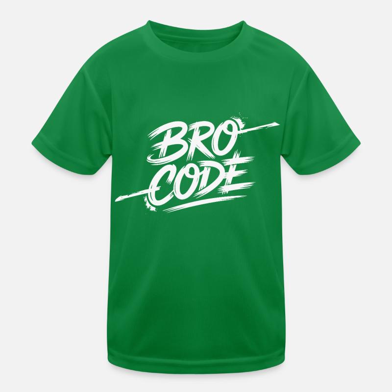 BROTHER CODE Kids Functional T-Shirt
