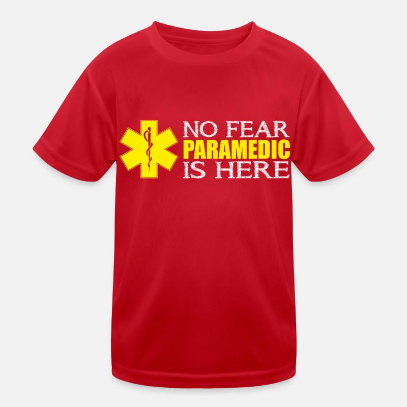 Paramedic Is Here Kids Functional T-Shirt