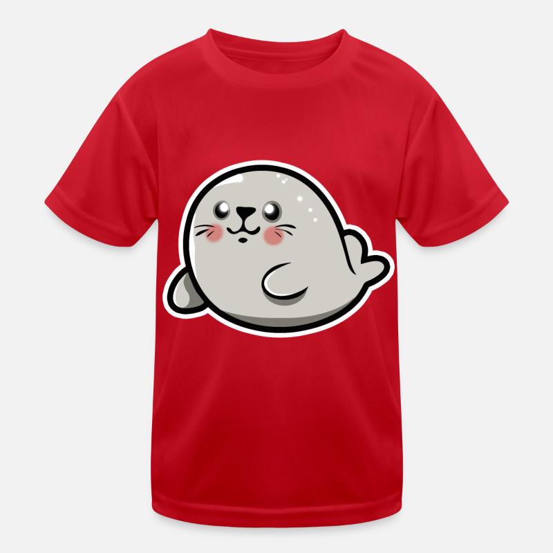 Bébé phoque chibi kawaii T-shirt sport Enfant