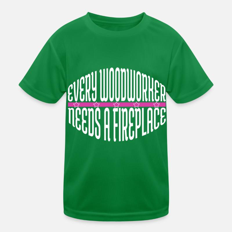 plumber jokes gift idea cool chainsaw Kinder Funktions-T-Shirt
