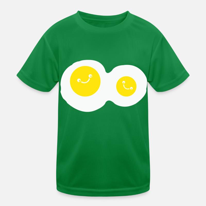 spiegeleier smile Kinder Funktions-T-Shirt