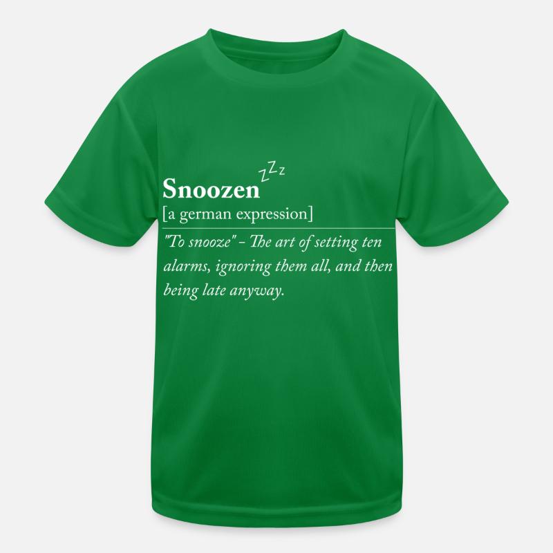 Snoozen - Drôle d’expression allemande T-shirt sport Enfant
